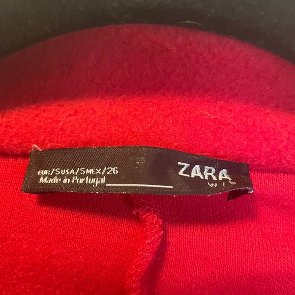 Zara Red coat coat - Small - Picture 4 of 4
